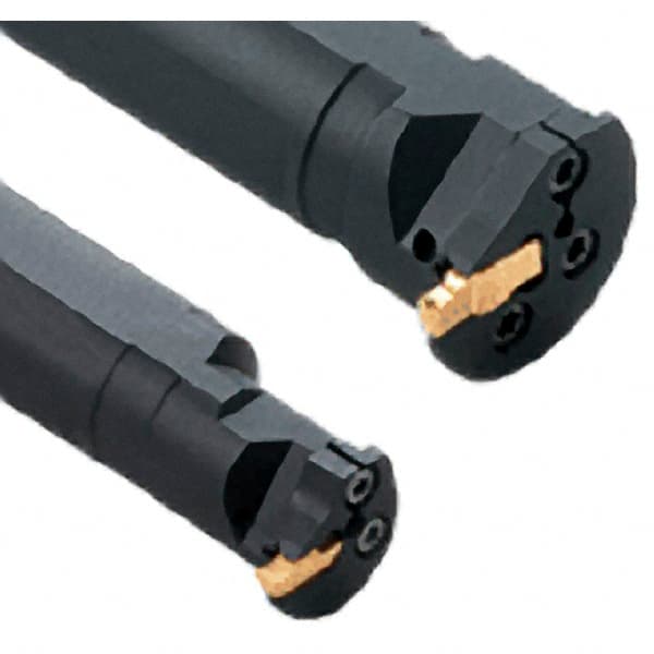 Iscar - GHAI, Internal, Right Hand, Indexable Grooving Tool Holder - 5/8" Shank Width, 6" OAL, Through Coolant - Exact Tooling