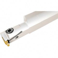 Iscar - GEHIM, Internal, Left Hand, 2.5mm Max Depth of Cut, 0.8 to 1.9mm Groove Width, Indexable Grooving Tool Holder - 12mm Shank Width, 150mm OAL, Through Coolant - Exact Tooling