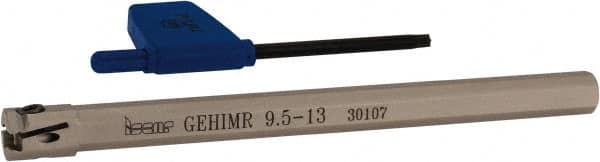 Iscar - GEHIM, Internal, Right Hand, 0.098" Max Depth of Cut, 0.031 to 0.075" Groove Width, Indexable Grooving Tool Holder - GEPI.. Insert Compatibility, 3/8" Shank Width, 5" OAL, Through Coolant - Exact Tooling