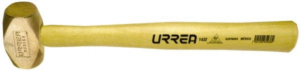 Urrea - 3-3/8 Lb Head Brass Head Striking Tool - Exact Tooling