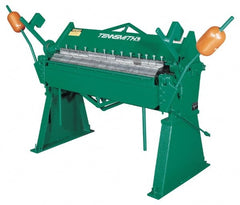Tennsmith - 120 Inch Bending Length, Floor Machine Box and Pan Brake - 161 Inch Wide, 53 Inch Deep, 60 Inch High - Exact Tooling