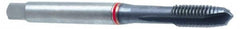 Guhring - #8-36 UNF, 3 Flute, TiN Finish, Powdered Metal Spiral Point Tap - Plug Chamfer, Right Hand Thread, 2.48" OAL, 3/4" Thread Length, 0.168" Shank Diam, 2B Class of Fit, Series 3994 - Exact Tooling