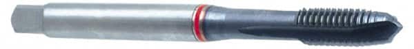 Guhring - #10-32 UNF, 3 Flute, TiN Finish, Powdered Metal Spiral Point Tap - Plug Chamfer, Right Hand Thread, 2.756" OAL, 7/8" Thread Length, 0.194" Shank Diam, 2B Class of Fit, Series 3994 - Exact Tooling