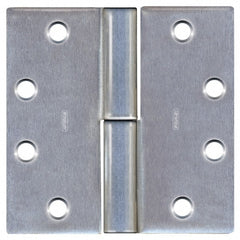 Stanley - 4-1/2" Long x 4-1/2" Wide 304 Stainless Steel Full Mortise Commercial Hinge - Exact Tooling