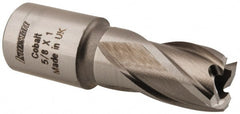 Interstate - 5/8" Diam x 1" Deep Cobalt Annular Cutter - Exact Tooling