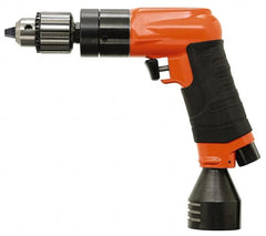 Dotco - 1/2" Keyed Chuck - Pistol Grip Handle, 3,200 RPM, 1.4 hp, 90 psi - Exact Tooling