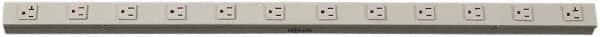 Tripp-Lite - 12 Outlets, 120 VAC20 Amps, 15' Cord, Power Outlet Strip - Clip Mount, Hardwire NEMA Configuration, 36" Strip - Exact Tooling