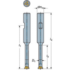 A327-16B60EC-12 Grooving Cutter - Exact Tooling