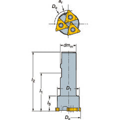 328-044B25-13M Grooving Cutter - Exact Tooling