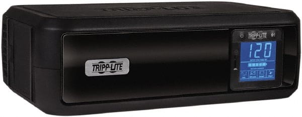 Tripp-Lite - 15 Amp, 900 VA, Tower Mount Line Interactive Backup Uninterruptible Power Supply - Backup 3 min with Full Load & 10 min with Half Load, 120 VAC Input & Output, 475 Watt Output, 1 Phases, 6 Outlets - Exact Tooling