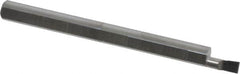 Accupro - 0.08" Min Bore Diam, 0.15" Max Bore Depth, 1/8 Shank Diam, Corner Radius Boring Bar - 0.003 to 0.005" Corner Radius, Right Hand Cut, Solid Carbide, Bright Finish - Exact Tooling