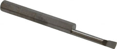 Accupro - 0.12" Min Bore Diam, 0.7" Max Bore Depth, 3/16 Shank Diam, Corner Radius Boring Bar - 0.005 to 0.008" Corner Radius, Right Hand Cut, Solid Carbide, Bright Finish - Exact Tooling