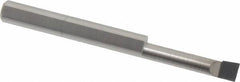 Accupro - 0.16" Min Bore Diam, 3/4" Max Bore Depth, 3/16 Shank Diam, Corner Radius Boring Bar - 0.005 to 0.008" Corner Radius, Right Hand Cut, Solid Carbide, Bright Finish - Exact Tooling
