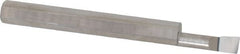Accupro - 0.18" Min Bore Diam, 0.6" Max Bore Depth, 1/4 Shank Diam, Corner Radius Boring Bar - 0.005 to 0.008" Corner Radius, Right Hand Cut, Solid Carbide, Bright Finish - Exact Tooling