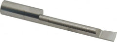 Accupro - 0.23" Min Bore Diam, 1.6" Max Bore Depth, 5/16 Shank Diam, Corner Radius Boring Bar - 0.005 to 0.008" Corner Radius, Right Hand Cut, Solid Carbide, Bright Finish - Exact Tooling