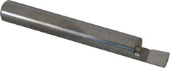 Accupro - 0.23" Min Bore Diam, 0.4" Max Bore Depth, 5/16 Shank Diam, Corner Radius Boring Bar - 0.005 to 0.008" Corner Radius, Right Hand Cut, Solid Carbide, Bright Finish - Exact Tooling