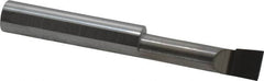 Accupro - 0.29" Min Bore Diam, 1.1" Max Bore Depth, 5/16 Shank Diam, Corner Radius Boring Bar - 0.005 to 0.008" Corner Radius, Right Hand Cut, Solid Carbide, Bright Finish - Exact Tooling