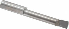 Accupro - 0.29" Min Bore Diam, 1.6" Max Bore Depth, 5/16 Shank Diam, Corner Radius Boring Bar - 0.005 to 0.008" Corner Radius, Right Hand Cut, Solid Carbide, Bright Finish - Exact Tooling