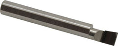 Accupro - 0.29" Min Bore Diam, 1/2" Max Bore Depth, 5/16 Shank Diam, Corner Radius Boring Bar - 0.005 to 0.008" Corner Radius, Right Hand Cut, Solid Carbide, Bright Finish - Exact Tooling