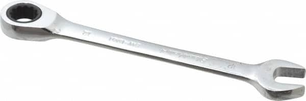 Blackhawk by Proto - 12mm 12 Point Combination Wrench - 6" OAL, Steel, Chrome Finish - Exact Tooling