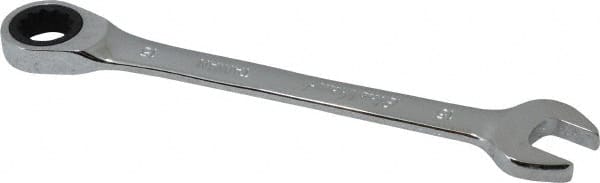 Blackhawk by Proto - 15mm 12 Point Combination Wrench - 7-1/2" OAL, Steel, Chrome Finish - Exact Tooling