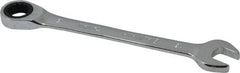 Blackhawk by Proto - 15mm 12 Point Combination Wrench - 7-1/2" OAL, Steel, Chrome Finish - Exact Tooling