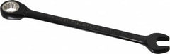Proto - 11mm 12 Point Combination Wrench - 15° Head Angle, 6-1/2" OAL, Steel, Black Chrome Finish - Exact Tooling