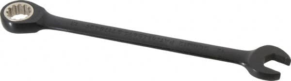 Proto - 12mm 12 Point Combination Wrench - 15° Head Angle, 6-3/4" OAL, Steel, Black Chrome Finish - Exact Tooling