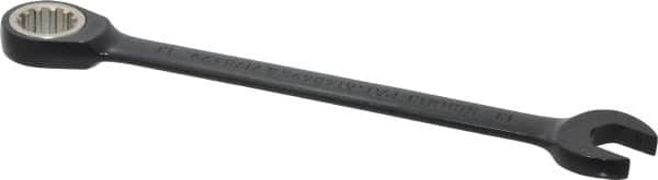 Proto - 13mm 12 Point Combination Wrench - 15° Head Angle, 7" OAL, Steel, Black Chrome Finish - Exact Tooling