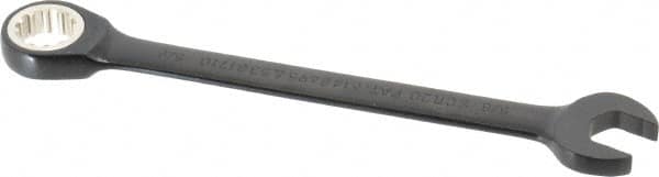 Proto - 5/8" 12 Point Combination Wrench - 15° Head Angle, 8-3/16" OAL, Steel, Black Chrome Finish - Exact Tooling
