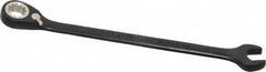 Proto - 8mm 12 Point Combination Wrench - 15° Head Angle, 5-1/2" OAL, Steel, Black Chrome Finish - Exact Tooling