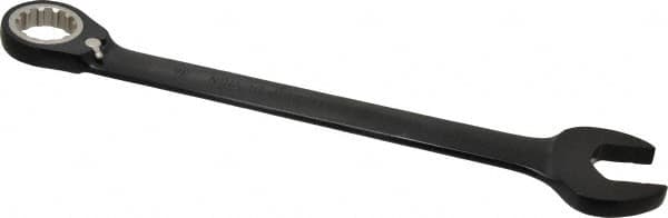 Proto - 36mm 12 Point Combination Wrench - 15° Head Angle, 19-5/16" OAL, Steel, Black Chrome Finish - Exact Tooling