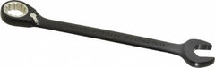 Proto - 11/16" 12 Point Combination Wrench - 15° Head Angle, 8-7/8" OAL, Steel, Black Chrome Finish - Exact Tooling