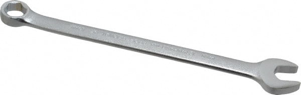 Proto - 14mm 6 Point Combination Wrench - 15° Offset Angle, 8-5/8" OAL, Steel, Satin Finish - Exact Tooling