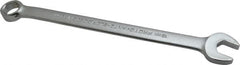 Proto - 18mm 6 Point Combination Wrench - 15° Offset Angle, 10-1/2" OAL, Steel, Satin Finish - Exact Tooling
