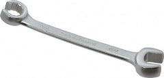 Proto - 9/16 x 9/16", Satin Finish, Combination Flare Nut Wrench - 12 Points, 6-15/16" OAL, Steel, Double End Head - Exact Tooling