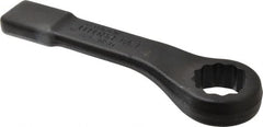 Proto - 1-3/8" 12 Point Striking Box Wrench - Single End, 2-3/8" Head Diam x 7/8" Head Thickness, 8-3/8" OAL, Steel, Black Finish - Exact Tooling