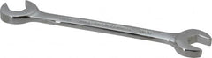 Proto - 11mm Standard Open End Wrench - 5" OAL, Double End, Chrome Finish, 15° & 60° Head Angle - Exact Tooling