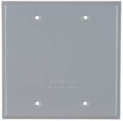 Cooper Crouse-Hinds - Electrical Outlet Box Aluminum Weatherproof Cover - Includes Gasket - Exact Tooling