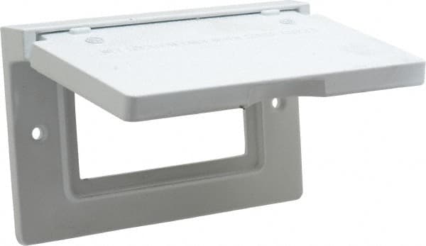 Cooper Crouse-Hinds - Electrical Outlet Box Aluminum Weatherproof Cover - Includes Gasket - Exact Tooling