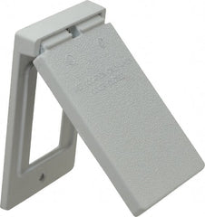 Cooper Crouse-Hinds - Electrical Outlet Box Aluminum Weatherproof Cover - Includes Gasket - Exact Tooling