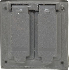 Cooper Crouse-Hinds - Electrical Outlet Box Aluminum Weatherproof Cover - Includes Gasket - Exact Tooling