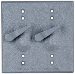 Cooper Crouse-Hinds - Electrical Outlet Box Aluminum Weatherproof Cover - Includes Gasket - Exact Tooling