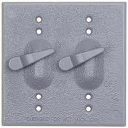 Cooper Crouse-Hinds - Electrical Outlet Box Aluminum Weatherproof Cover - Includes Gasket - Exact Tooling