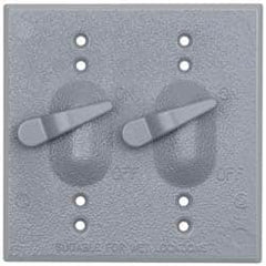 Cooper Crouse-Hinds - Electrical Outlet Box Aluminum Weatherproof Cover - Includes Gasket - Exact Tooling
