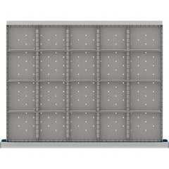 LISTA - 20-Compartment Drawer Divider Layout for 3.15" High Drawers - Exact Tooling