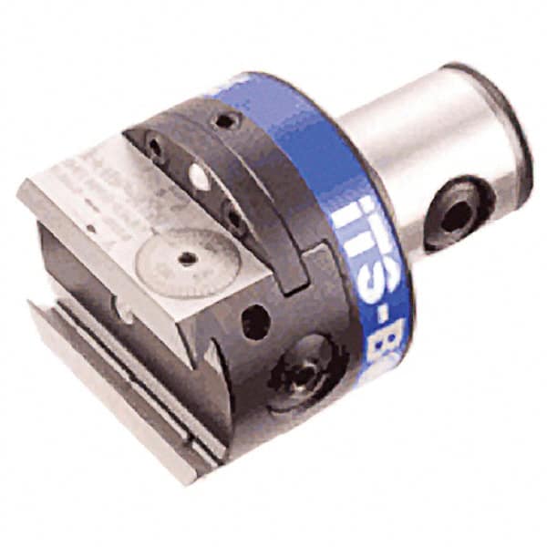 Iscar - 63mm Body Diam, Manual Single Cutter Boring Head - 2.5mm to 125mm Bore Diam - Exact Tooling