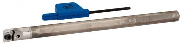 Iscar - 0.393" Min Bore Diam, 5" OAL, 0.312" Shank Diam, Indexable Boring Bar - CC.. 21.51 Insert, Screw Holding Method - Exact Tooling