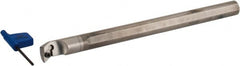 Iscar - 0.629" Min Bore Diam, 7" OAL, 1/2" Shank Diam, E-SDUC Indexable Boring Bar - DC.. 2 Insert, Screw Holding Method - Exact Tooling
