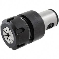 Iscar - 2.01mm to 19.99mm Capacity, 55mm Projection, Modular Connection, ER32 Collet Chuck - Through-Spindle - Exact Tooling